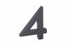 Číslo * domové 4 100mm nalep. 3D antracit - V.P.F.MEDIUM s.r.o. Stavebné a nábytkové kovanie