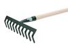 Hrable kovové 10 zubové s násadou 1,6m - Metly,hrable | ***