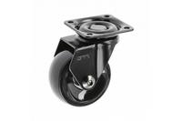 Koliesko nábytkové Calibro 50mm otočné čierne - V.P.F.MEDIUM s.r.o. Stavebné a nábytkové kovanie