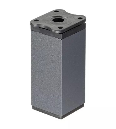 Noha nábytková DAK_27 40x40 150mm antracit AL - V.P.F.MEDIUM s.r.o. Stavebné a nábytkové kovanie