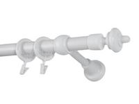 Garniža drevená 28mm/180cm Biela  - V.P.F.MEDIUM s.r.o. Stavebné a nábytkové kovanie