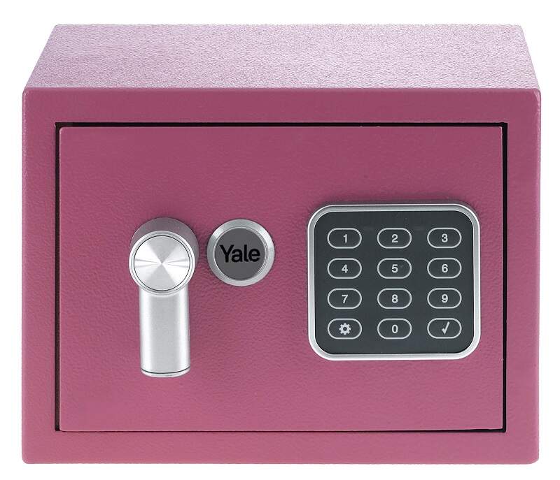 Trezor Yale Safe Mini YSV/170/DB2 ružový - V.P.F.MEDIUM s.r.o. Stavebné a nábytkové kovanie