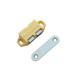 Sklapka magnetická slonová kosť Tokoz - V.P.F.MEDIUM s.r.o. Stavebné a nábytkové kovanie