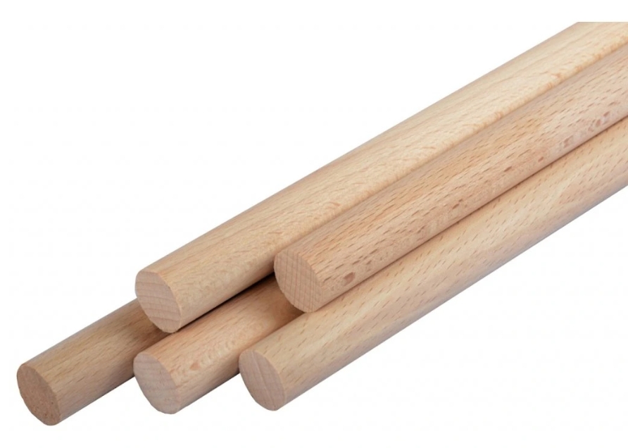 Tyč D-18mm/1m buk hladká - V.P.F.MEDIUM s.r.o. Stavebné a nábytkové kovanie