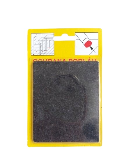 Ochrana filcová 82x100mm 108 čierna - V.P.F.MEDIUM s.r.o. Stavebné a nábytkové kovanie