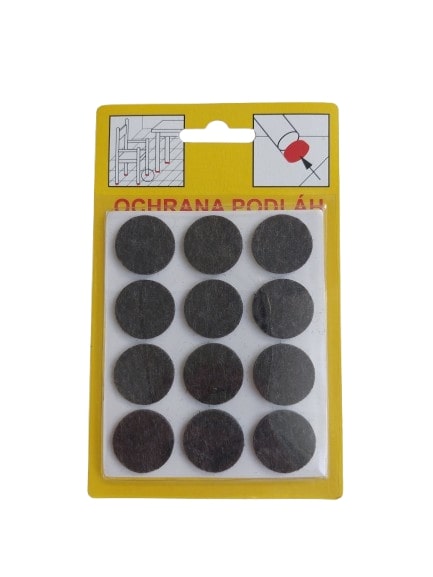 Ochrana filcová D-21mm 104 čierna - V.P.F.MEDIUM s.r.o. Stavebné a nábytkové kovanie