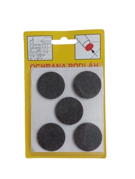 Ochrana filcová D-32mm 110 čierna - V.P.F.MEDIUM s.r.o. Stavebné a nábytkové kovanie