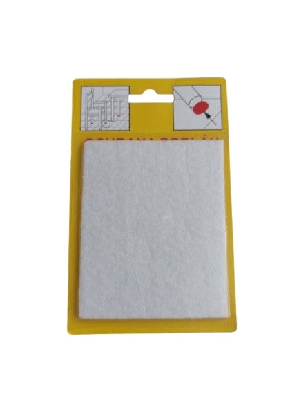 Ochrana filcová 82x100mm 108 biela - V.P.F.MEDIUM s.r.o. Stavebné a nábytkové kovanie