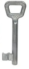 Kľúč č.50 k zámkom na kľúč Z.301 Richter - Zámky zadlabacie-na kľúč | ***