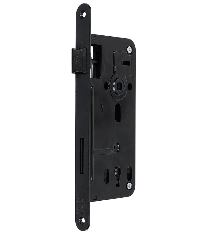 Zámok Z.301 K 80/90/50/22 U čierny Richter - V.P.F.MEDIUM s.r.o. Stavebné a nábytkové kovanie