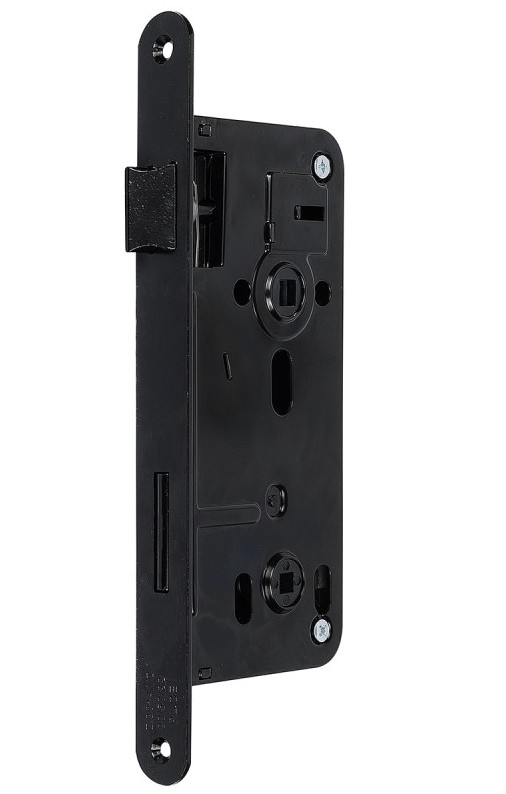 Zámok Z.301 WC 80/90/50/22 U čierny Richter - V.P.F.MEDIUM s.r.o. Stavebné a nábytkové kovanie