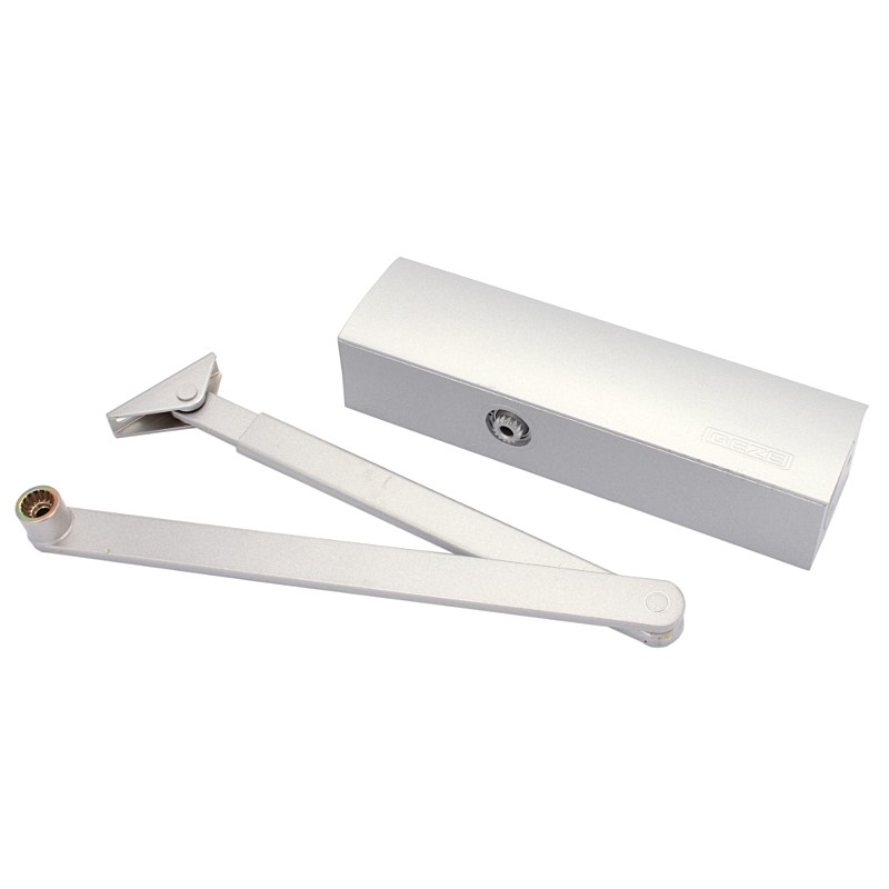 Samozatvárač Geze TS2000 NV BC s ramenom biely - V.P.F.MEDIUM s.r.o. Stavebné a nábytkové kovanie