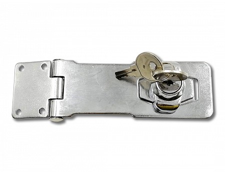 Petlica uzamykateľná 114mm Cr, 2kľ. - V.P.F.MEDIUM s.r.o. Stavebné a nábytkové kovanie