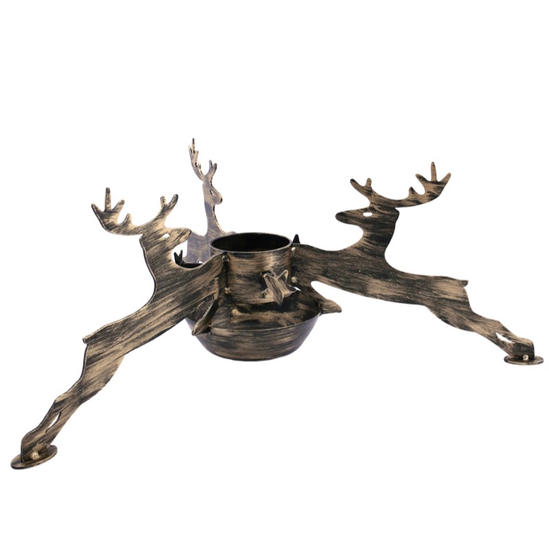 Stojan na stromček 105mm JELEŇ s miskou na vodu - V.P.F.MEDIUM s.r.o. Stavebné a nábytkové kovanie