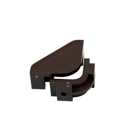 Držiak schodišťovej tyče hnedý - V.P.F.MEDIUM s.r.o. Stavebné a nábytkové kovanie