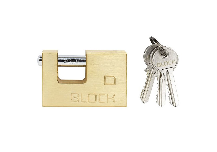 Zámok trezorový Block 90mm, 3 kľ. - V.P.F.MEDIUM s.r.o. Stavebné a nábytkové kovanie