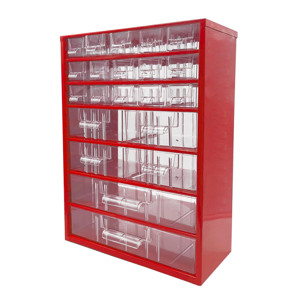 Skrinka Tokoz 09/15S, 4M, 2L červená - Skrinky a organizéry | ***