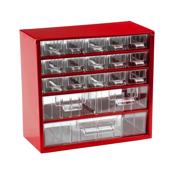 Skrinka Tokoz 06/15S, 2M, 1L červená - Skrinky a organizéry | ***