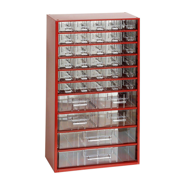 Skrinka Tokoz 12/30S, 4M, 2L červená - Skrinky a organizéry | ***