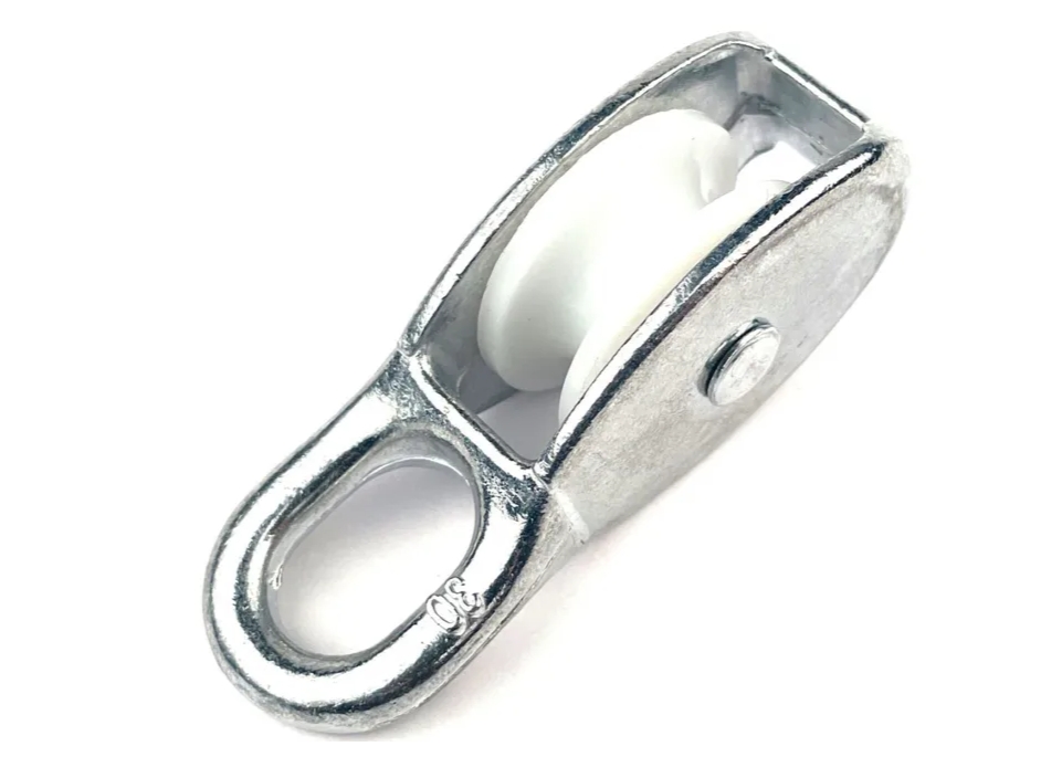 Kladka jednokoliesková pevná 50mm Zn  - V.P.F.MEDIUM s.r.o. Stavebné a nábytkové kovanie