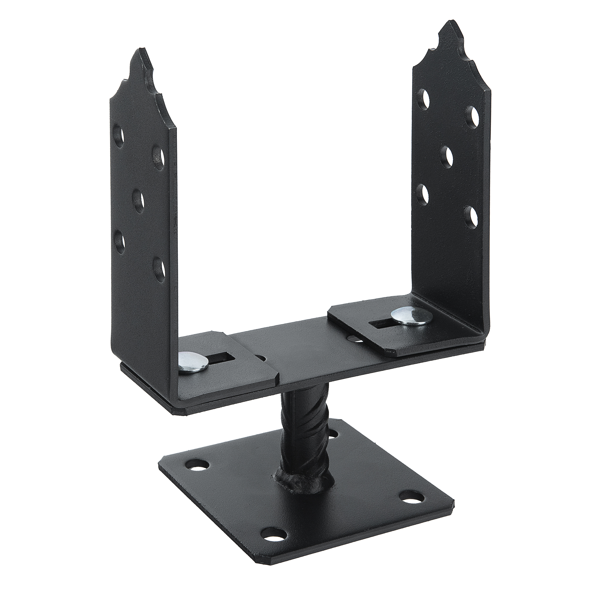 Pätka nastaviteľná 120-200mm na priskrutkovanie čierna matná - Novinky V.P.F.MEDIUM s.r.o. Stavebné a nábytkové kovanie