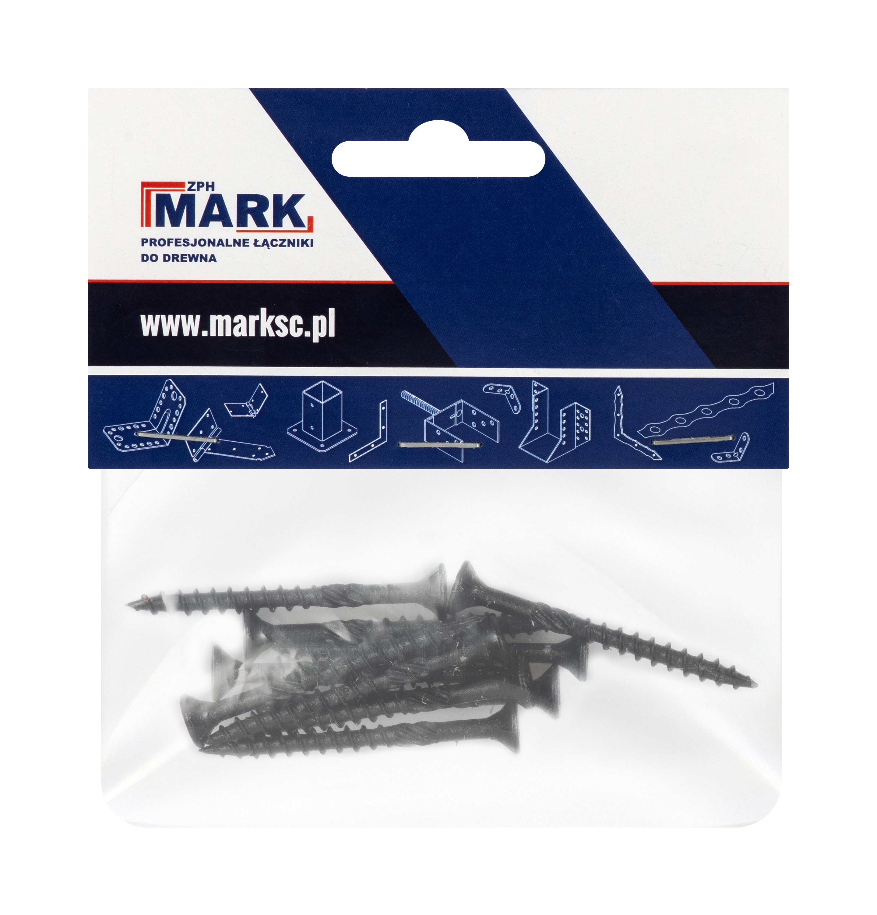 Vrut ozdobný so zapustenou hlavou 4,5x50mm TX25 čierny matný/bal.10ks blister  - V.P.F.MEDIUM s.r.o. Stavebné a nábytkové kovanie