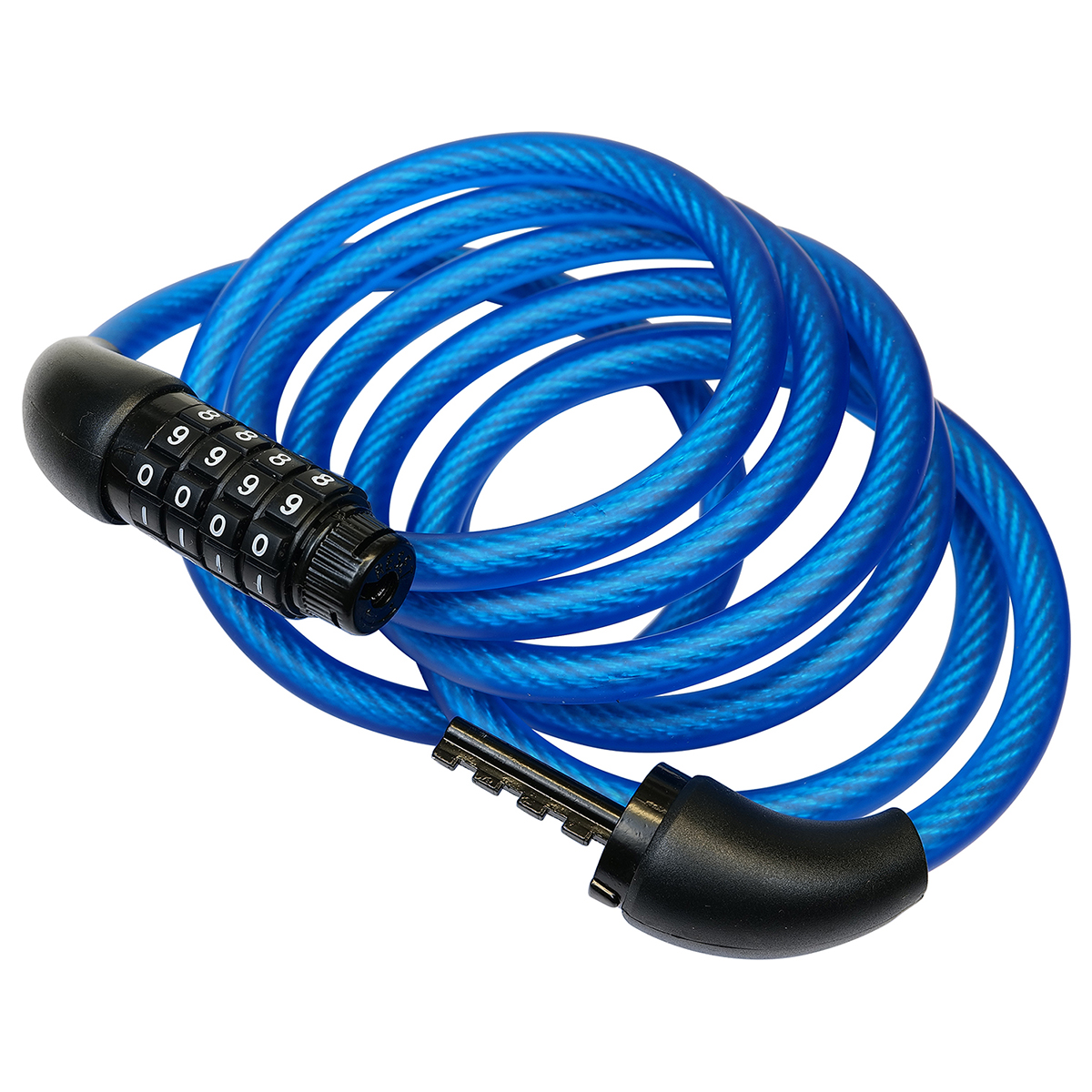 Zámok lankový kódovací RL567 8x1800mm modrý - V.P.F.MEDIUM s.r.o. Stavebné a nábytkové kovanie